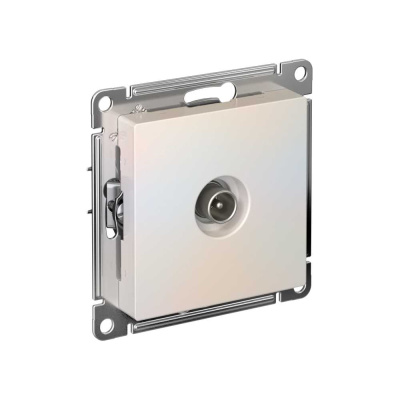 Розетка TV Systeme Electric AtlasDesign Жемчуг проходная 4DB, механизм SE