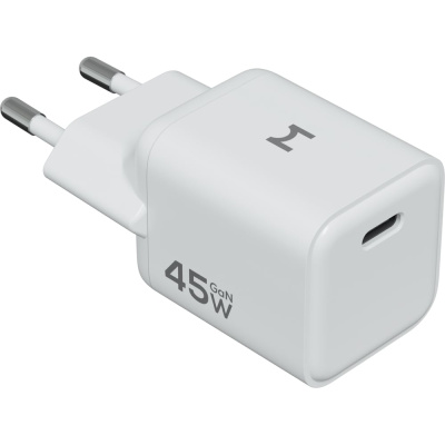Компактное сетевое зарядное устройство MAGSSORY Nano 45W GaN, с функцией быстрой зарядки, белый ACH006W