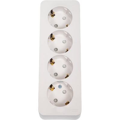 Четверная розетка Systeme Electric BLANCA BLNRA011411