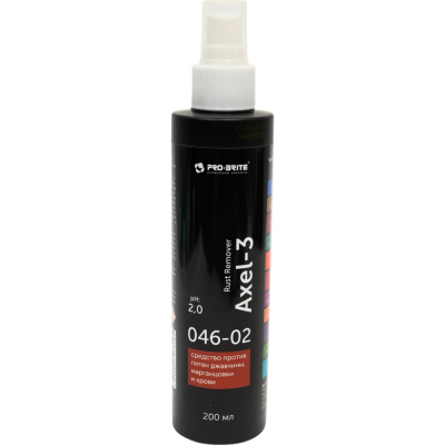 Средство против пятен ржавчины, марганцовки и крови PRO-BRITE AXEL-3 Rust Remover