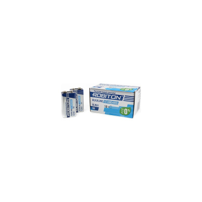 Элемент питания Robiton STANDARD 6LR61 9V BULK10, в упаковке 10 шт