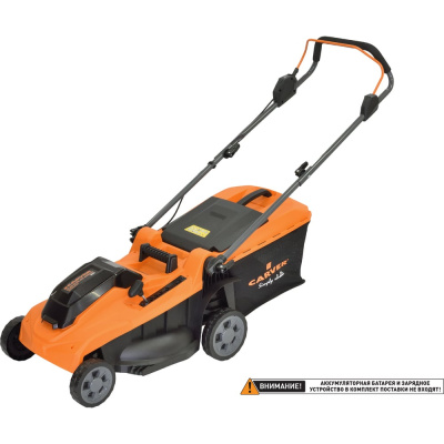 Газонокосилка CARVER аккум. CLM-01BL40-430HM (б/щ, 40V(2 20V/4Ач), Ш430, 40л, без АКБ, тип-mkt)