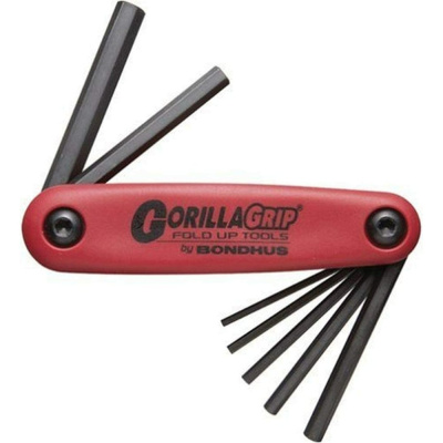 Складной набор ключей BONDHUS GorillaGrip шестигранник 2-8 мм