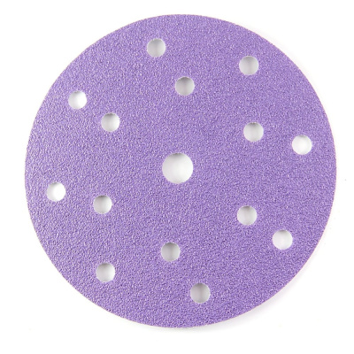 Круг шлифовальный PremFix Ceramic Velcro P60 (150мм/15 отв), упак. 50 шт