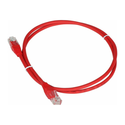 Патч-корд RJ45 - RJ45, 4 пары, UTP, категория 5е, 15 м, красный TWT