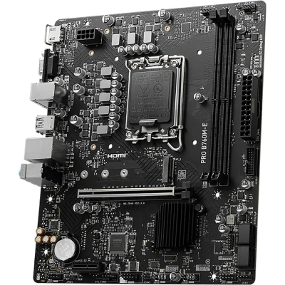 Материнская плата MSI PRO B760M-E, s1700, Intel B760, 2xDDR5, mATX