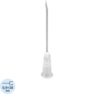 Игла Губера прямая HS 2038 20G (0,9х38 мм) KDL 10шт/уп