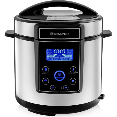 Мультиварка BRAYER 1000 Вт, 6 л