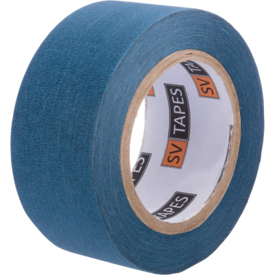 Малярная лента SV TAPES KT RV3 blue 48 мм, 50 м синего цвета, акрил