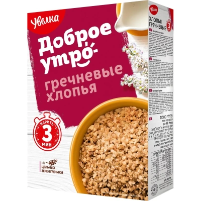 Хлопья Увелка гречневые, 400г