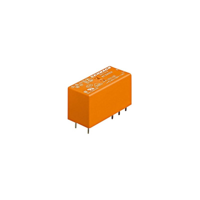 Реле силовое Schrack Technik PCB 2 перекл. конт, 8A, 48V DC, 5mm артикул Австрия