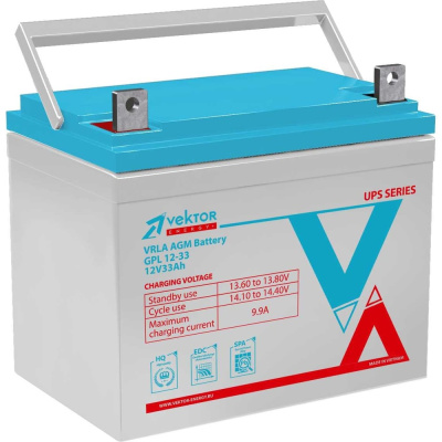 Аккумуляторная батарея Vektor Energy GPL 12-33