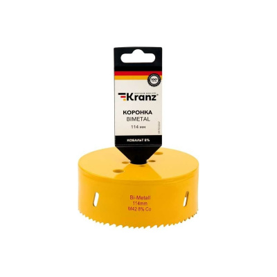 Биметаллическая коронка KRANZ KR-92-0247