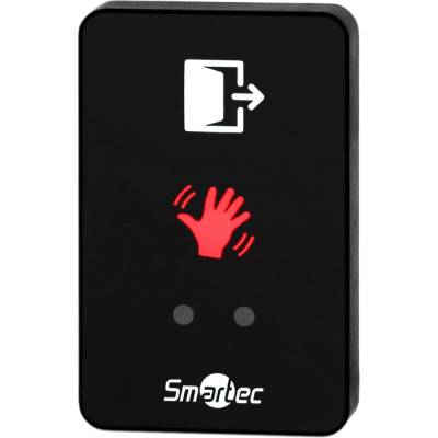Кнопка ИК-бесконтактная Smartec ST-EX310L-BK накладная, черная, СИД индикатор, НЗ/НР контакты