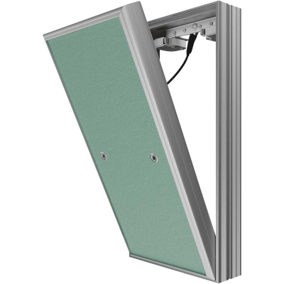 Люк ревизионный d cmo base EVECS 200x400 скрыт.монтаж съемный алюминий, 90-08120 D2040 ceramo base