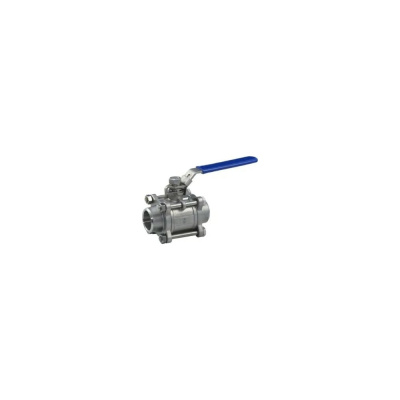 Трехсоставной шаровый кран TITAN LOCK 3" из нержавеющей стали (AISI 304) типа сварка-сварка