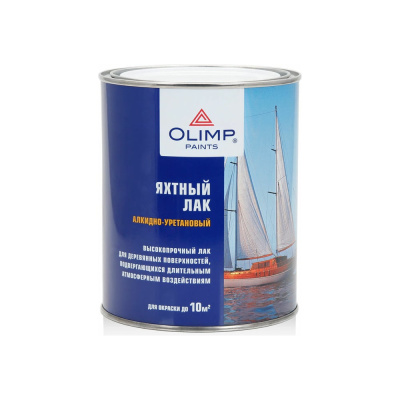 Лак яхтный матовый OLIMP 0,9 л