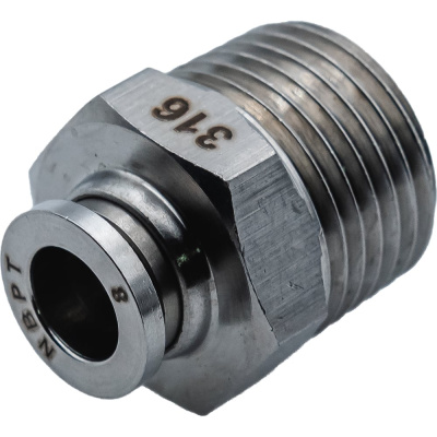 Фитинг NBPT прямой с нар. резьбой SSC 08-1/2 (04) (нерж. 316)