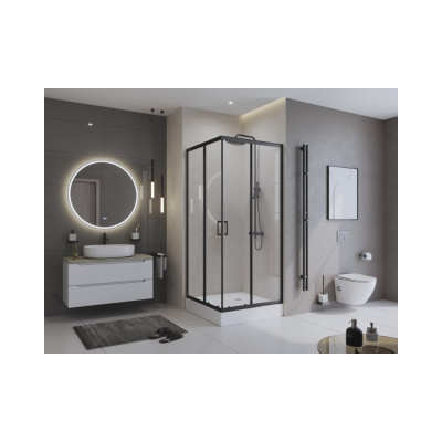 Душевой уголок BelBagno UNO-195-A-2-90-C-NERO