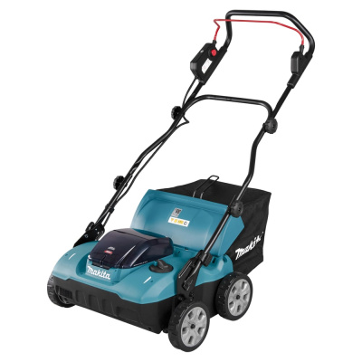 Скариф-аэратор аккумуляторный Makita XGT 40vMAX,1700 Вт, травосборник, 50 л, с комплектов аккумуляторов 2xBL4040F