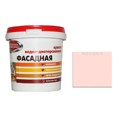 Краска ВД для наружных работ Эммикс моющаяся S 0515 R ведро 0.9л