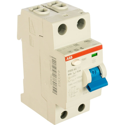 Узо ABB F202 2п 63A 300mA AC