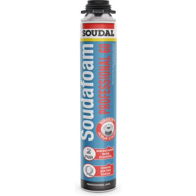 Пистолетная монтажная пена Soudal Соудафоам Профессионал 60