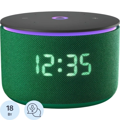 Умная колонка Яндекс Станция Мини 3 Про, Zigbee, зеленый (YNDX-00059GRN)