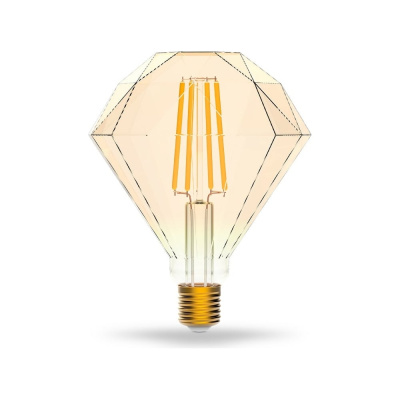 Умная Wi-fi филаментная лампочка GAUSS, Smart Light DIM E27 Diamond 7 Вт