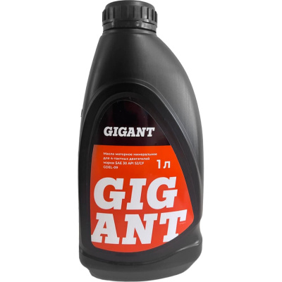 Масло 4-х тактное SAE 30 1л Gigant