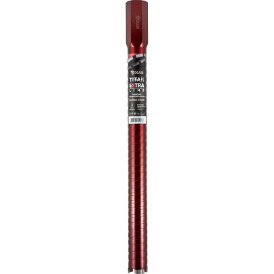 Сегментное алмазное сверло по армированному бетону Diam Extra Line Titan САСС 42x450x4 мм, 1 1/4UNC