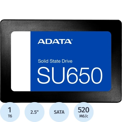 SSD накопитель ADATA SU650 2.5 SATA 1TB(ASU650SS-1TT-R)