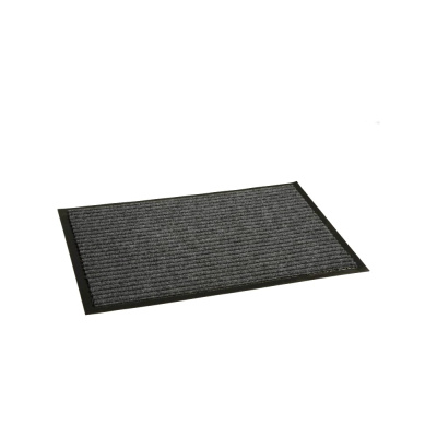 Ребристый влаговпитывающий коврик In'Loran 90x120 см. серый
