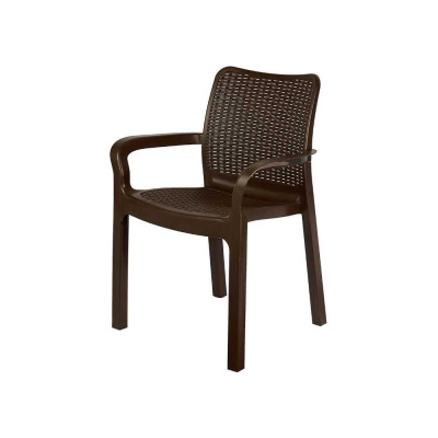 Кресло Ingreen Rattan 50.6x58x83.3 см, горький шоколад