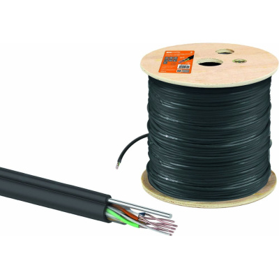 Кабель витая пара, черный 4х2х24AWG (305м) solid, PE для наружн TDM ELECTRIC
