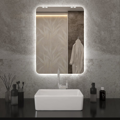 Зеркало Teymi Solli Oreol Pro 50x70, LED подсветка, сенсор