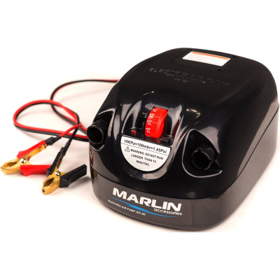 Marlin GP-80 - двухступенчатый электрический насос высокого давления, может работать как от автомобильного аккумулятора