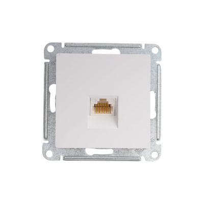 Розетка телефонная Systeme Electric Atlasdesign лотос rj11, механизм