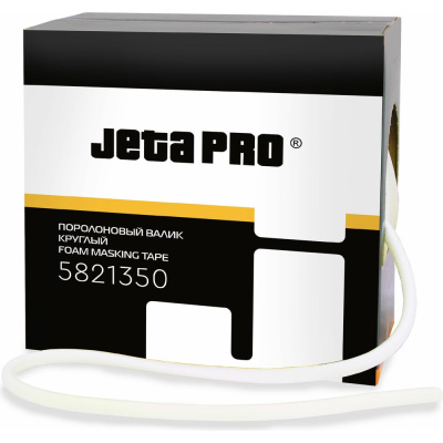 Поролоновый самоклеящийся эластичный круглый валик Jeta PRO 13 мм х 50 м, 1 шт
