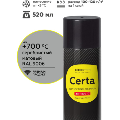 Термостойкая антикоррозионная краска Certa CPR00050