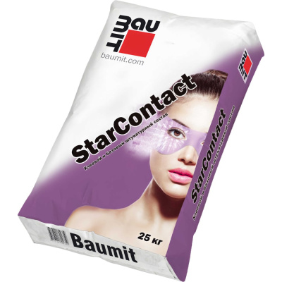 Клеевой и базовый штукатурный состав Baumit StarContact, 25 кг 25 кг (1005)