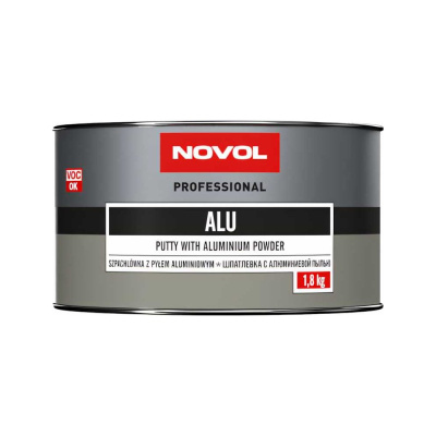 Шпатлевка Novol ALU с алюминием 1.8 кг