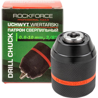 Патрон цанговый для дрели Rockforce 1-10мм, 3/8"