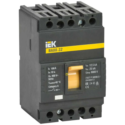 Автоматический выключатель IEK ВА88-32 SVA10-3-0100