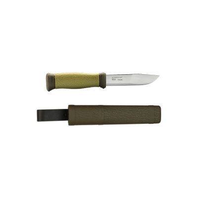 Универсальный нож в пластиковых ножнах MoraKNIV 2000 пригодится на охоте, рыбалке или в турпоходе