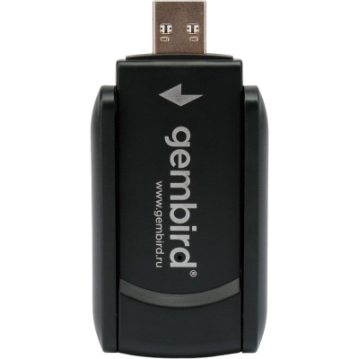 Сетевой адаптер Gembird wifi+bluetooth двухдиапазонный с антеннами,1300 мбит,usb,802.11b/a/g/nc, WNP-UA-020
