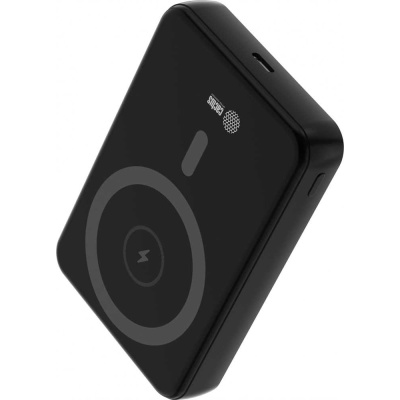 Мобильный аккумулятор CACTUS CS-PBFSUA-10000 10000mAh 22.5W 4.5A USB-C беспроводная зарядка, черный