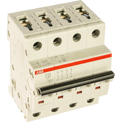 Автоматический выключатель ABB S204 4P 40А 6kA