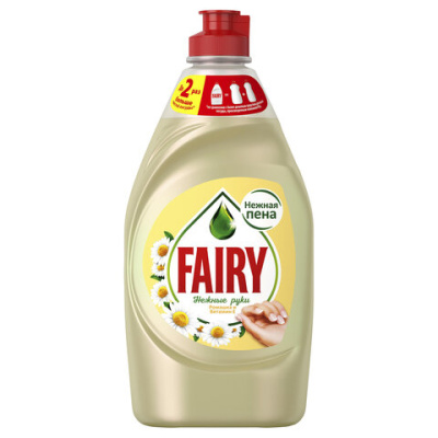 Средство для мытья посуды, 450 мл, FAIRY (Фейри) "Ромашка и витамин Е"