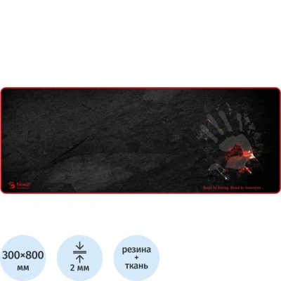 Коврик для мыши A4Tech Bloody B-088S черный/рисунок 800x300x2мм